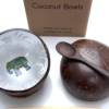 Silver coconut elephant bowl